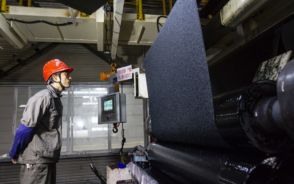 WEEM Abrasives γραμμή παραγωγής του κατασκευαστή